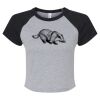 Women's Micro Rib Raglan Baby Tee Thumbnail