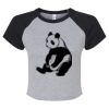 Women's Micro Rib Raglan Baby Tee Thumbnail