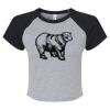 Women's Micro Rib Raglan Baby Tee Thumbnail