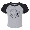 Women's Micro Rib Raglan Baby Tee Thumbnail