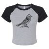 Women's Micro Rib Raglan Baby Tee Thumbnail