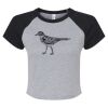 Women's Micro Rib Raglan Baby Tee Thumbnail