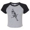 Women's Micro Rib Raglan Baby Tee Thumbnail