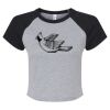 Women's Micro Rib Raglan Baby Tee Thumbnail