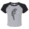 Women's Micro Rib Raglan Baby Tee Thumbnail
