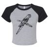 Women's Micro Rib Raglan Baby Tee Thumbnail