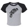 Women's Micro Rib Raglan Baby Tee Thumbnail