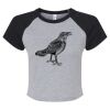 Women's Micro Rib Raglan Baby Tee Thumbnail