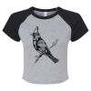 Women's Micro Rib Raglan Baby Tee Thumbnail