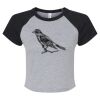 Women's Micro Rib Raglan Baby Tee Thumbnail