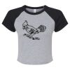 Women's Micro Rib Raglan Baby Tee Thumbnail