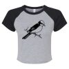 Women's Micro Rib Raglan Baby Tee Thumbnail