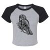 Women's Micro Rib Raglan Baby Tee Thumbnail