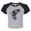 Women's Micro Rib Raglan Baby Tee Thumbnail