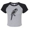 Women's Micro Rib Raglan Baby Tee Thumbnail