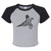 Women's Micro Rib Raglan Baby Tee Thumbnail