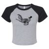 Women's Micro Rib Raglan Baby Tee Thumbnail