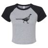 Women's Micro Rib Raglan Baby Tee Thumbnail