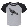 Women's Micro Rib Raglan Baby Tee Thumbnail