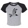 Women's Micro Rib Raglan Baby Tee Thumbnail