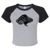 Women's Micro Rib Raglan Baby Tee Thumbnail
