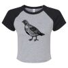 Women's Micro Rib Raglan Baby Tee Thumbnail
