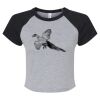 Women's Micro Rib Raglan Baby Tee Thumbnail