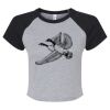 Women's Micro Rib Raglan Baby Tee Thumbnail