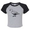 Women's Micro Rib Raglan Baby Tee Thumbnail