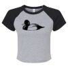Women's Micro Rib Raglan Baby Tee Thumbnail
