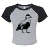 Women's Micro Rib Raglan Baby Tee Thumbnail