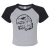 Women's Micro Rib Raglan Baby Tee Thumbnail