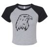 Women's Micro Rib Raglan Baby Tee Thumbnail