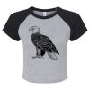 Women's Micro Rib Raglan Baby Tee Thumbnail