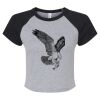 Women's Micro Rib Raglan Baby Tee Thumbnail