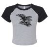 Women's Micro Rib Raglan Baby Tee Thumbnail