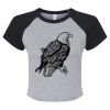 Women's Micro Rib Raglan Baby Tee Thumbnail