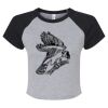 Women's Micro Rib Raglan Baby Tee Thumbnail