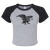 Women's Micro Rib Raglan Baby Tee Thumbnail
