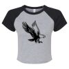 Women's Micro Rib Raglan Baby Tee Thumbnail
