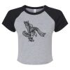 Women's Micro Rib Raglan Baby Tee Thumbnail