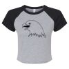 Women's Micro Rib Raglan Baby Tee Thumbnail