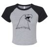 Women's Micro Rib Raglan Baby Tee Thumbnail