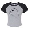 Women's Micro Rib Raglan Baby Tee Thumbnail
