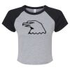 Women's Micro Rib Raglan Baby Tee Thumbnail