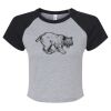 Women's Micro Rib Raglan Baby Tee Thumbnail