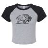 Women's Micro Rib Raglan Baby Tee Thumbnail