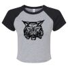 Women's Micro Rib Raglan Baby Tee Thumbnail