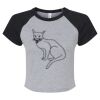 Women's Micro Rib Raglan Baby Tee Thumbnail
