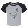 Women's Micro Rib Raglan Baby Tee Thumbnail